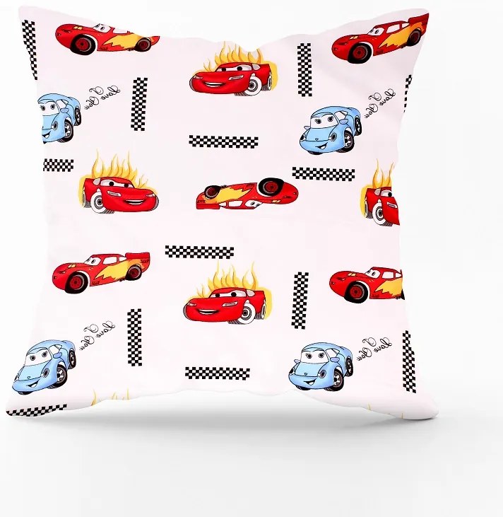 Obliečka na vankúš Cars Veľkost obliečok: 70 x 50 cm, Zapínanie: Gombíky