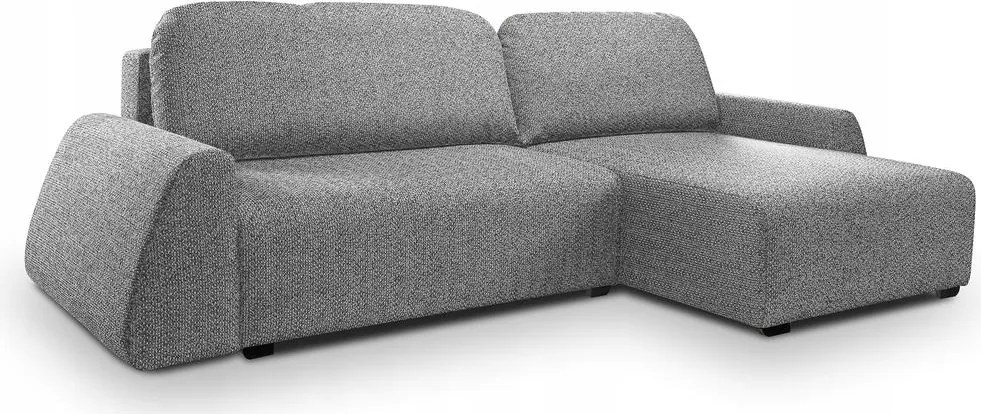 Rohová sedacia súprava Paloma II (sivá)