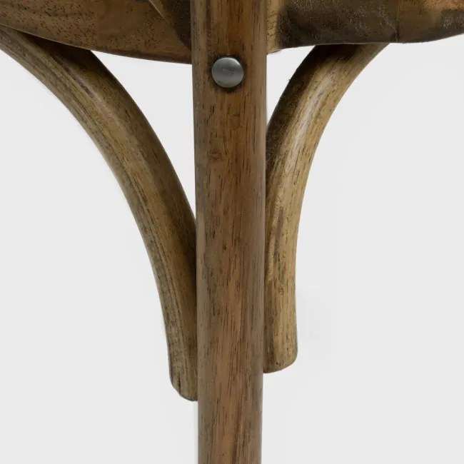 Jedálenská stolička LOSELI drevená / hnedá 712074