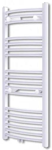 Rebríkový radiátor na centrálne vykurovanie, zaoblený, s bočným a stredovým pripojením 500 x 1160 mm-