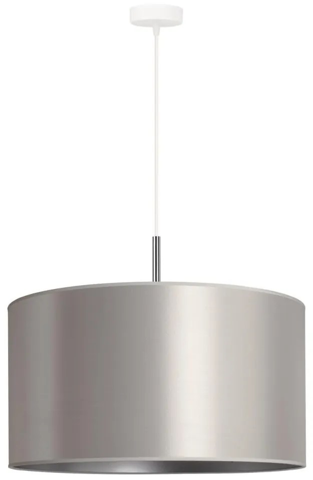 Duolla - Luster na lanku CANNES 1xE27/15W/230V pr. 45 cm strieborná