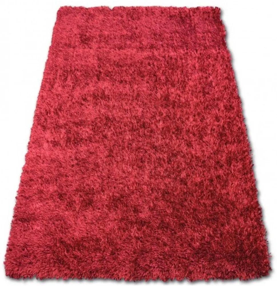 Luxusný kusový koberec Shaggy Lilou červený, Velikosti 160x230cm