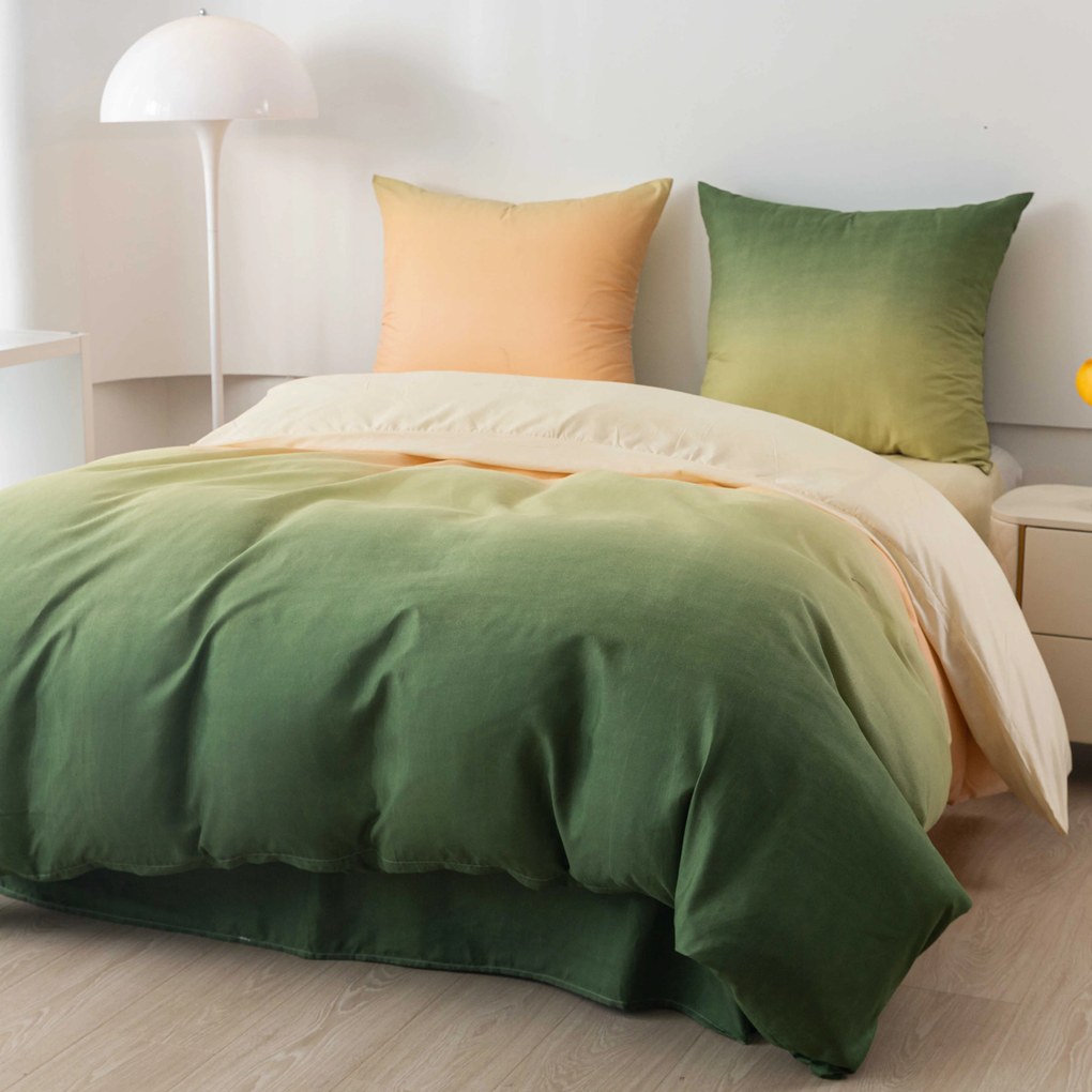 Obliečky z mikrovlákna VEROLA zelené Rozmer obliečky: 2 ks 70 x 80 cm | 160 x 200 cm