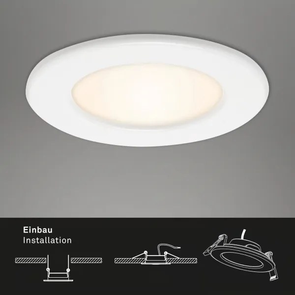 SADA 3x LED kúpeľňových zapustených svietidiel LED/6W/230V 3000K IP44 biela