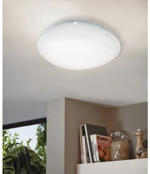 Eglo 98228 - LED Stmievateľné stropné svietidlo SILERAS-A LED/36W/230V pr.60cm+ DO