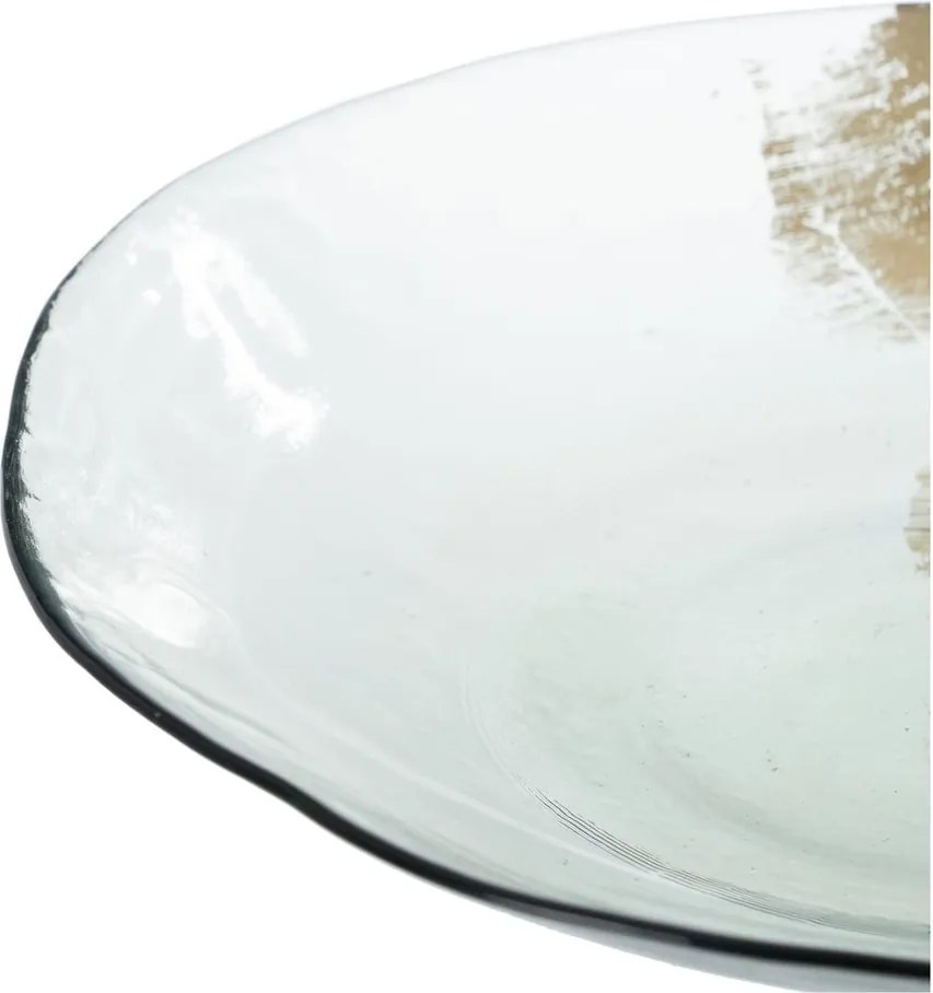 Sklenená dekoratívna tácka ø 29 cm – Ixia