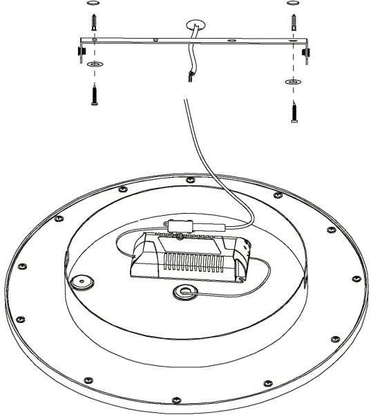 Eglo 99118 - LED RGB Stmievateľné stropné svietidlo TURCONA-C LED/15W/230V + DO