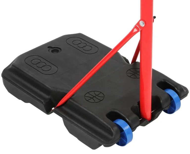 Basketbalový kôš s kolieskami, nastaviteľný 113 - 236 cm