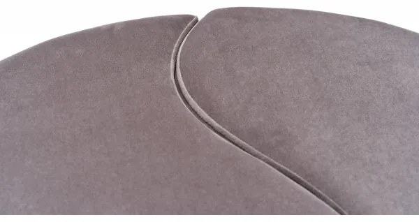 Taburet JING, priemer 80 cm, hnedý