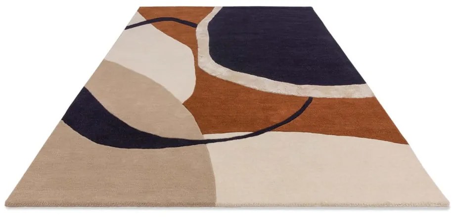 Ručne tkaný vlnený koberec v tehlovej farbe 200x300 cm Matrix – Asiatic Carpets
