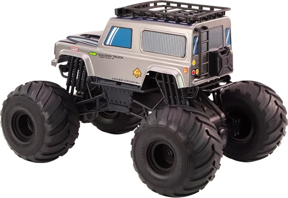 LEAN Toys Veľké terénne RC auto SUV 2.4G na diaľkové ovládanie 1:6, sivé