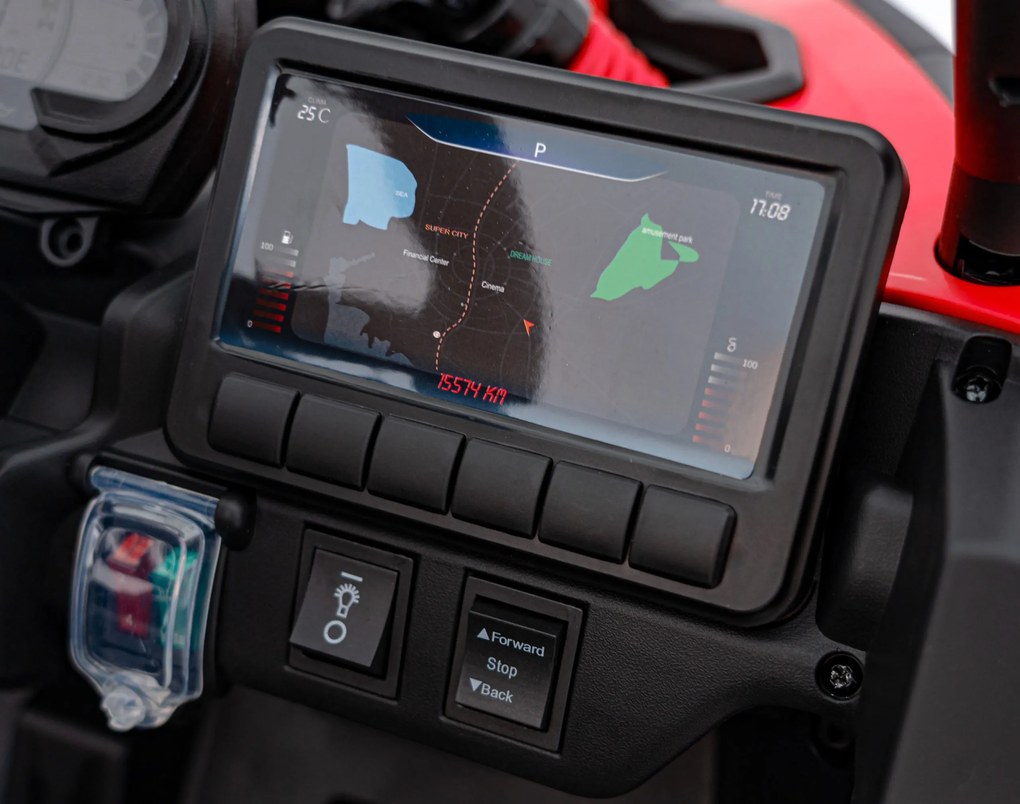 Ramiz Štvorkolka CAN-AM Maverick Červená