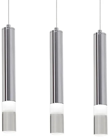 LED Luster na lanku ICE 5xLED/5W/230V