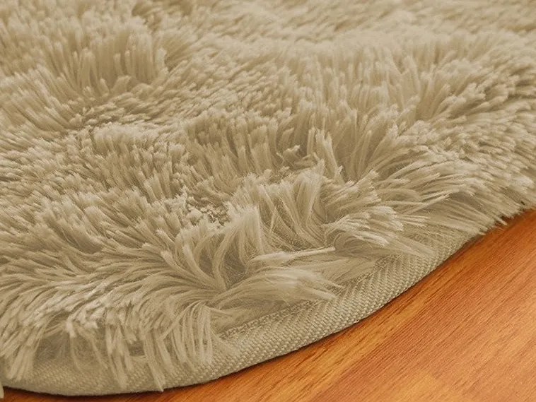 TZ Hnedý obdĺžnikový shaggy koberec Lana Rozmer: 160x220 cm