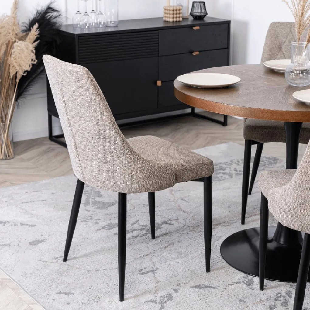 PROXIMA.store - Čalúnená jedálenská stolička CORK 2 FARBA: béžová