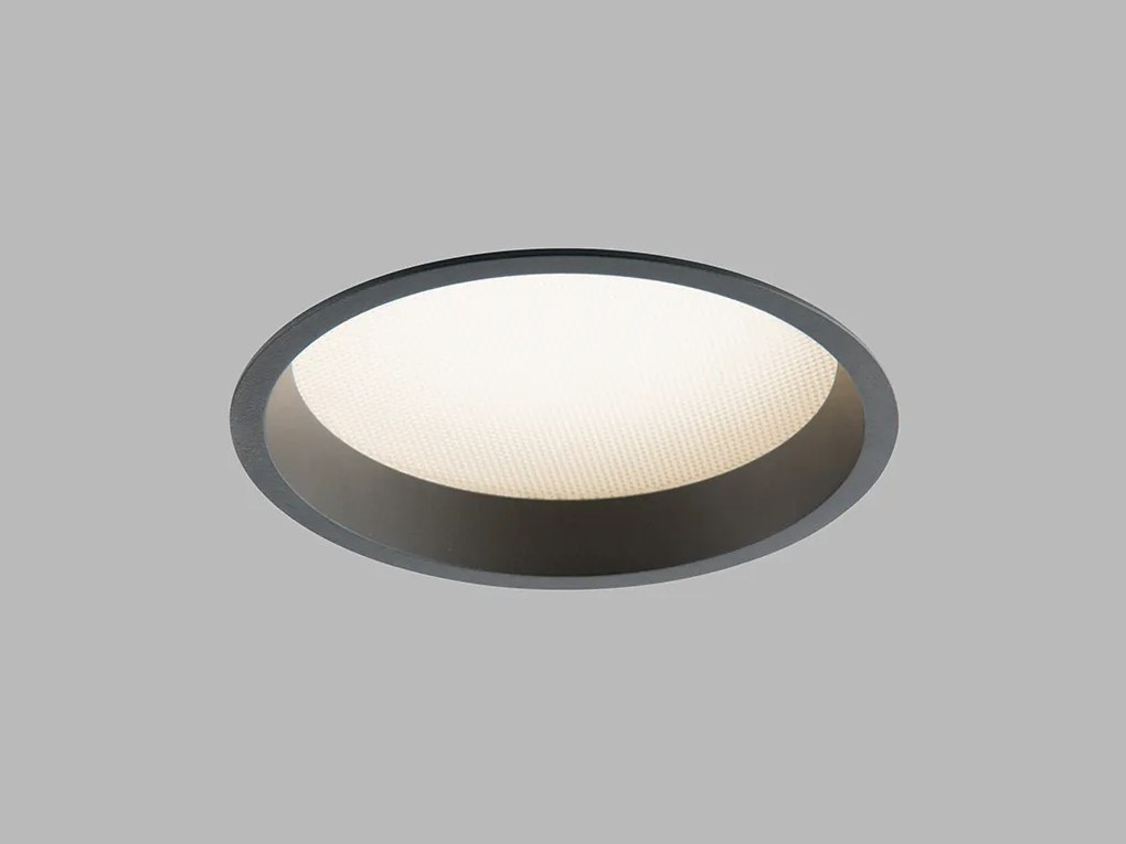 LED2 2250633 ZETA M okrúhle zápustné bodové svietidlo 160 mm 20W/2000lm 3000K čierna