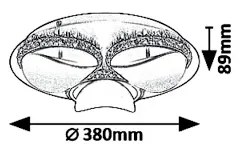 Rabalux 5050 - Stmievateľné LED stropné svietidlo CAPRIANA LED/18W/230V