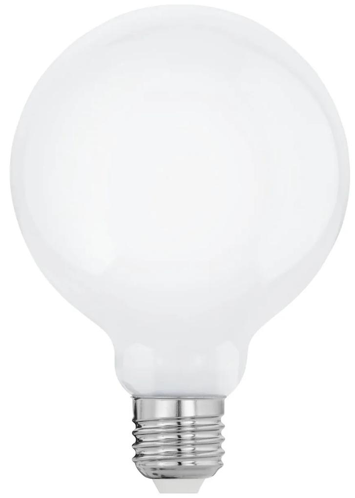 EGLO Úsporná LED žiarovka, E27, G95, 7W, 806lm, 2700K, teplá biela