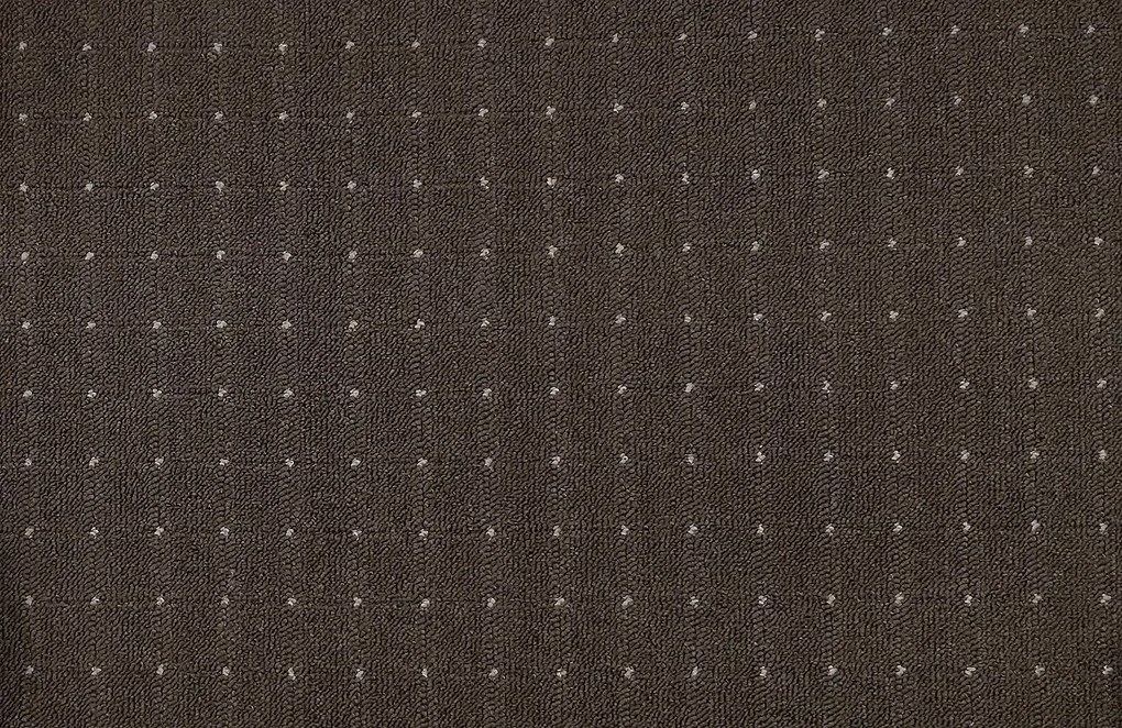 Vopi koberce Kusový koberec Udinese hnedý štvorec - 100x100 cm