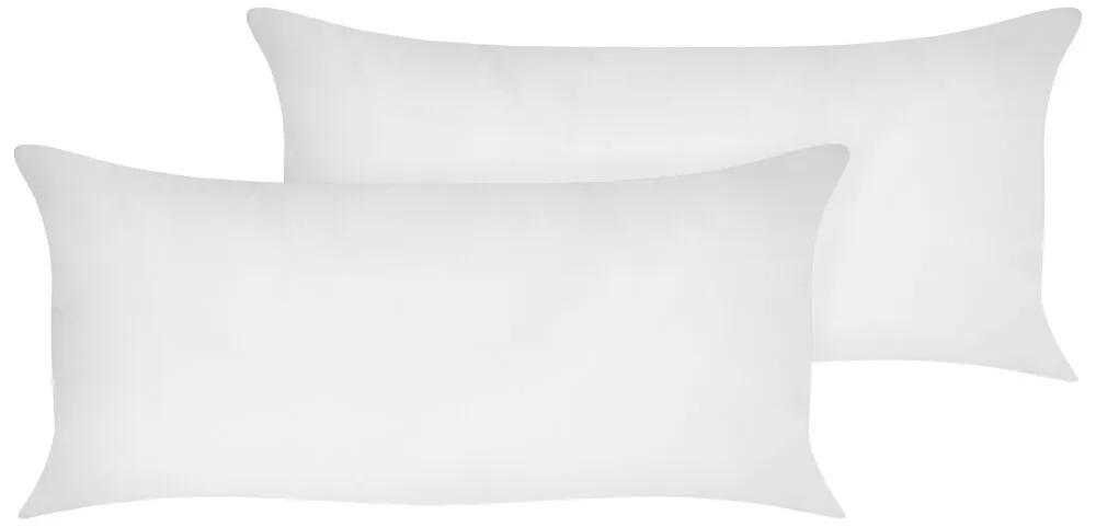 Sada 2 nízkych polyesterových vankúšov 40 x 80 cm TRIGLAV Beliani