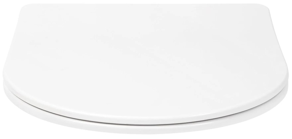 Rea, toaletné sedátko z duroplastu s pomalým zatváraním a jednoduchým odopnutím, biela, REA-C6001