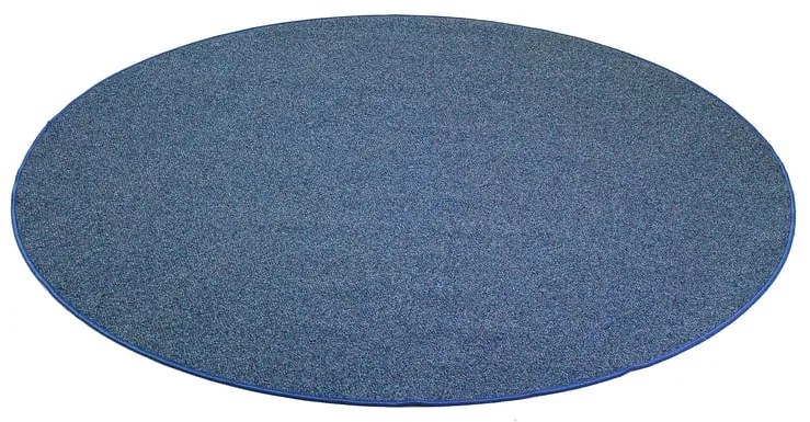 Detský koberec na hranie MAX, Ø 2500 mm, modrá