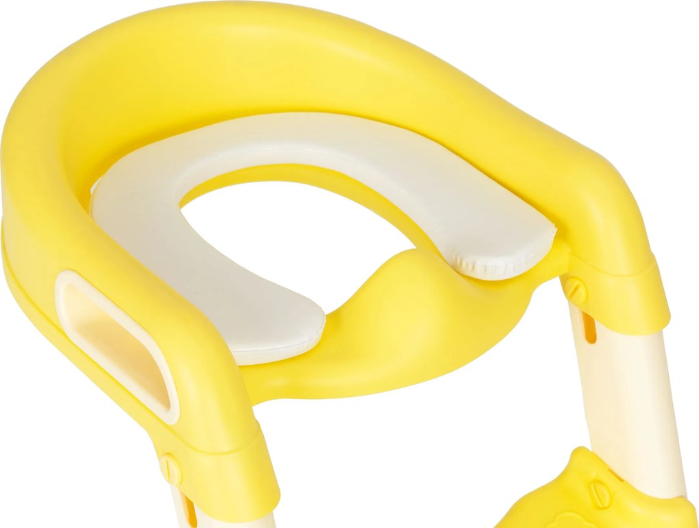 Detský WC nástavec so schodíkmi a mäkkým sedadlom – protišmykový, nastaviteľný ECOTOYS