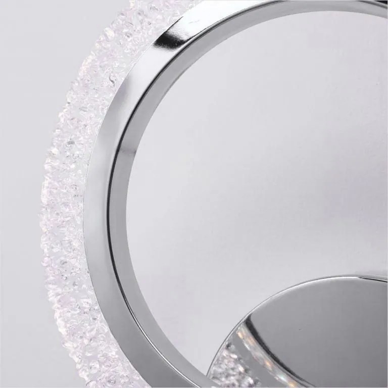 Toolight Toolight, LED nástenné svietidlo 22x19cm, 8W, 3000K, LHJ067-W, chrómová, OSW-60035