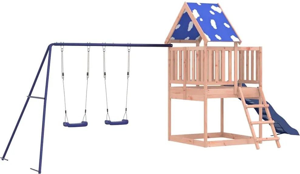 vidaXL Vonkajšia súprava na hranie drevo douglas