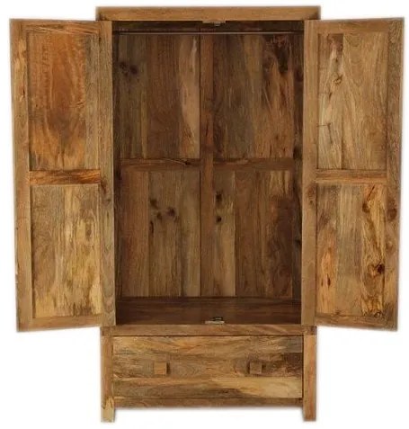 furniture-nabytek.cz - Masívna skriňa 120x200x60 z dreva mango
