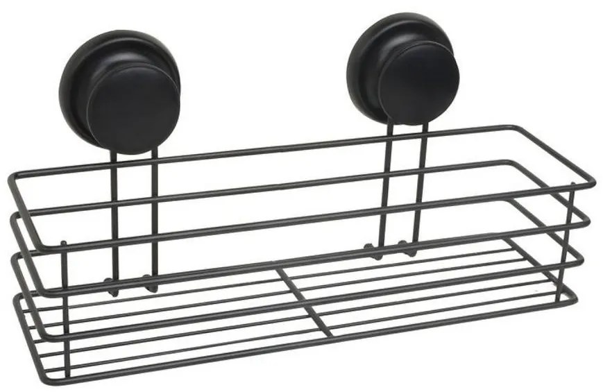 Košík plochý na prísavky čierny ch.Gavi-kpl-blk