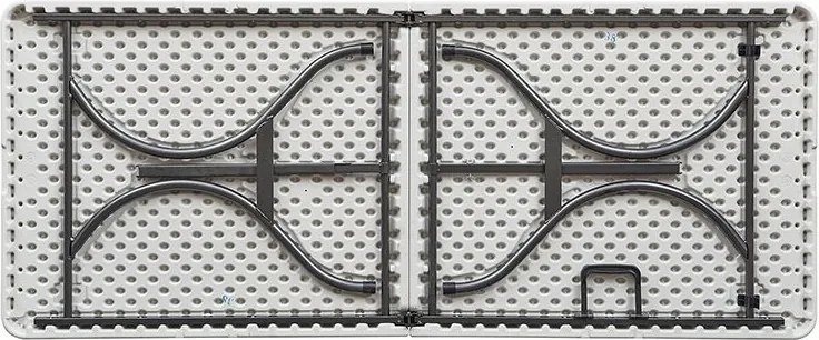 Cateringový stôl 240 cm skladací biely