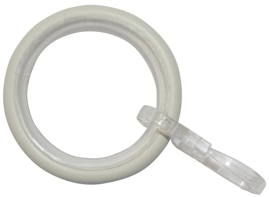 Krúžky na záclony s vložkou a háčikom v súprave 10 ks Elba - Gardinia