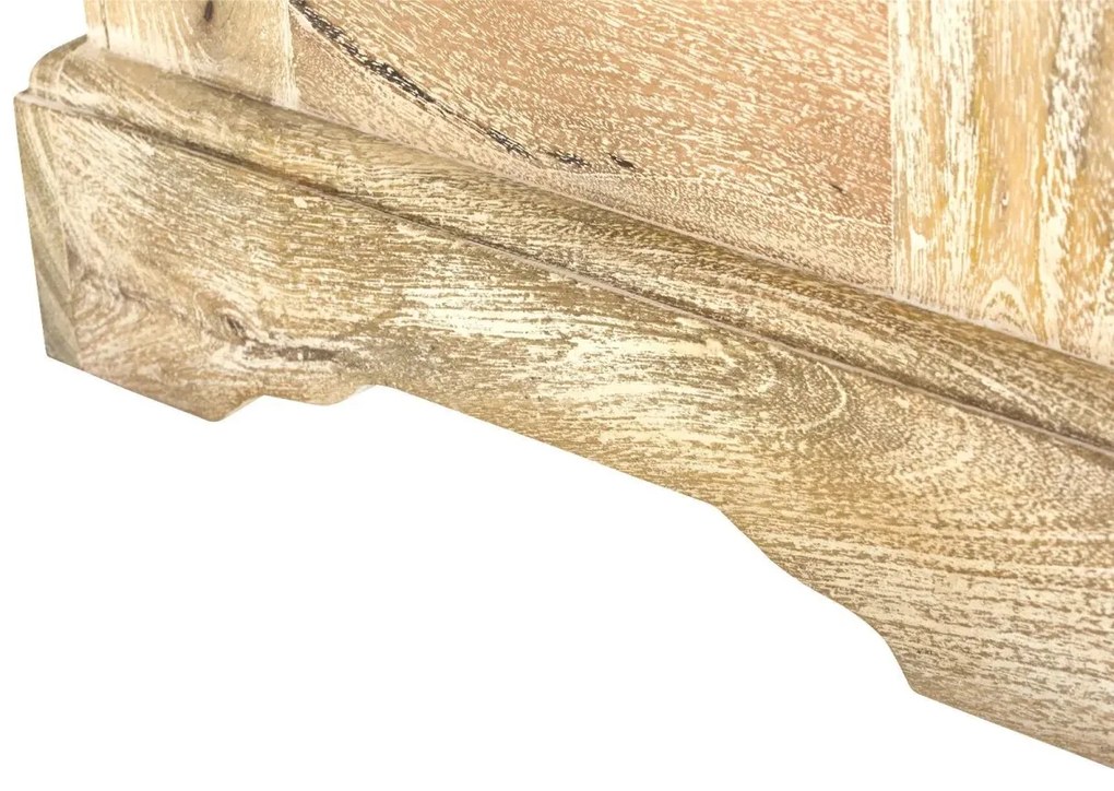 furniture-nabytek.cz - Masívna truhlica Patina z mangového dreva, lakovaná, prírodná farba – 80×45×50 cm