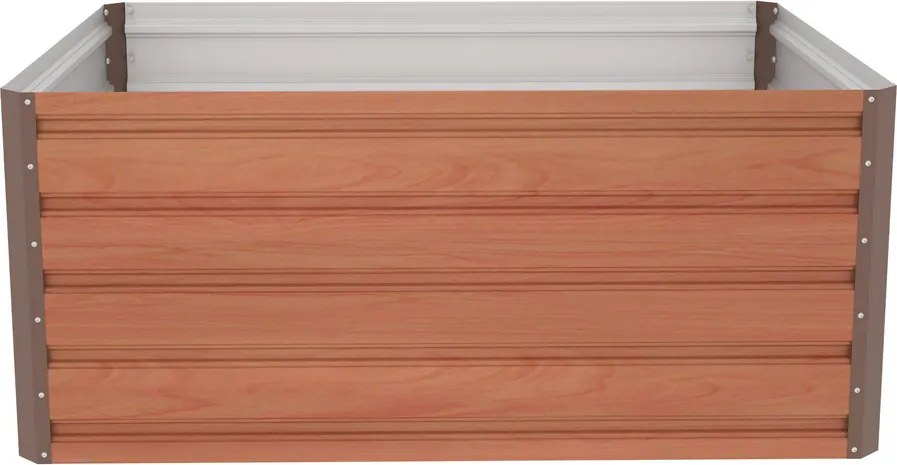 Vysoký záhon G21 Daisy 120 x 90 x 52 cm, kov,hnedý