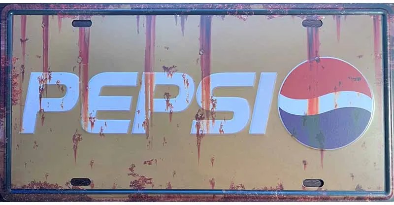 Ceduľa značka Pepsi