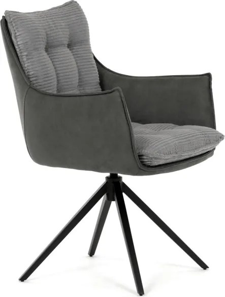 Jedálenská stolička sivá DCH-D1345 GREY2