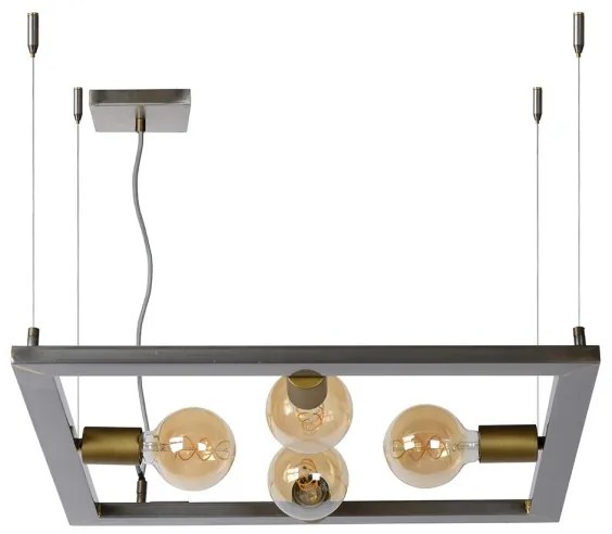 Lucide 73403/04/18 - Luster na lanku THOR 4xE27/60W/230V