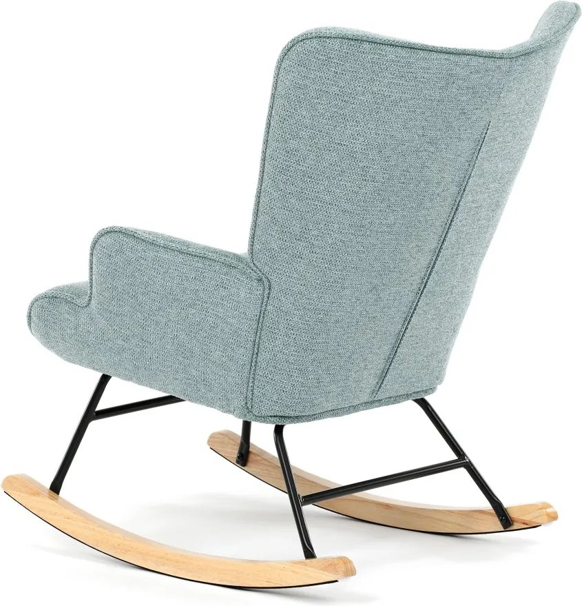 Hojdacie kreslo FABIAN — látka, modrá