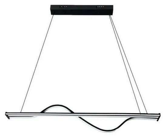 LED Stmievateľný luster na lanku LED/70W/230V 3000-6500K + diaľkové ovládanie