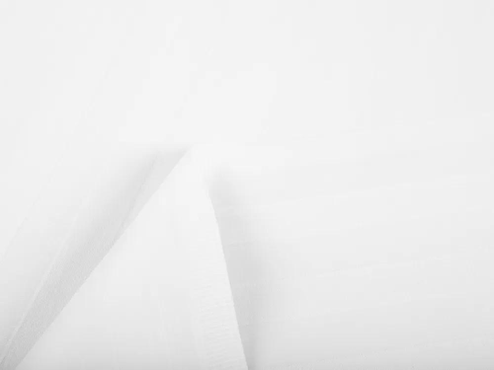Biante Damaškový oválny obrus Atlas Grádl biele pásiky 22 mm DM-008 120x200 cm