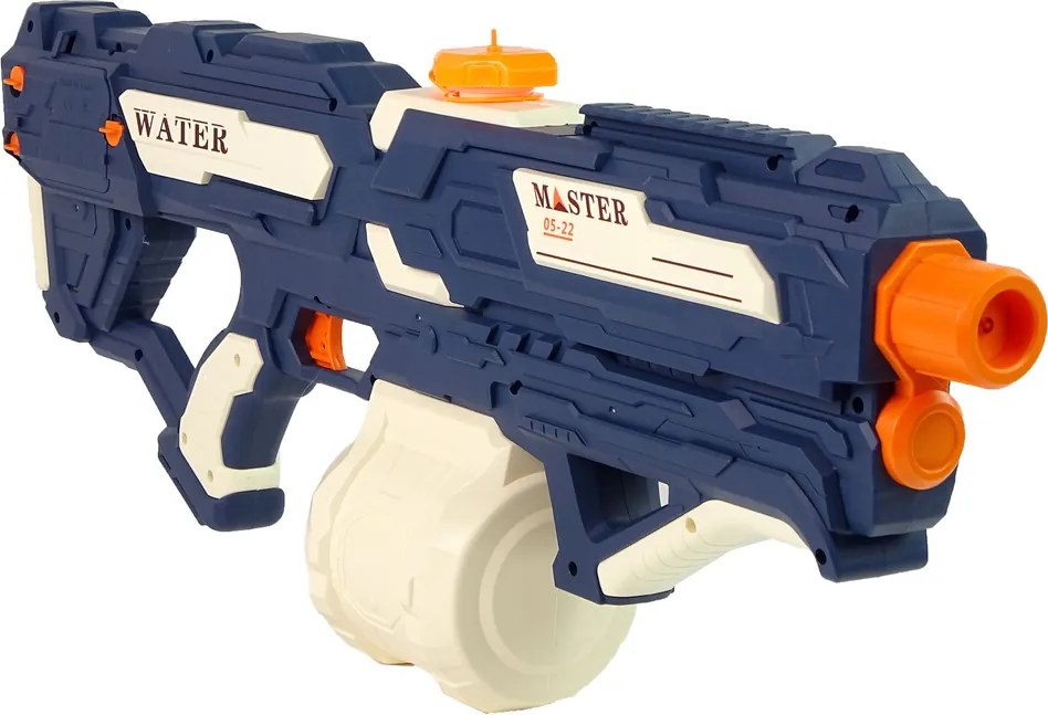 LEAN Toys Veľká elektrická dobíjacia vodná pištoľ Dosah 9 m 1000 ml