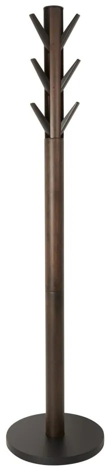 Čierny prírodný vešiak z kaučukového dreva Flapper - Umbra