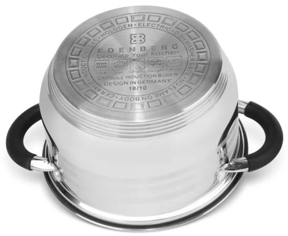 6 kusový set hrncov - silikónové úchytky