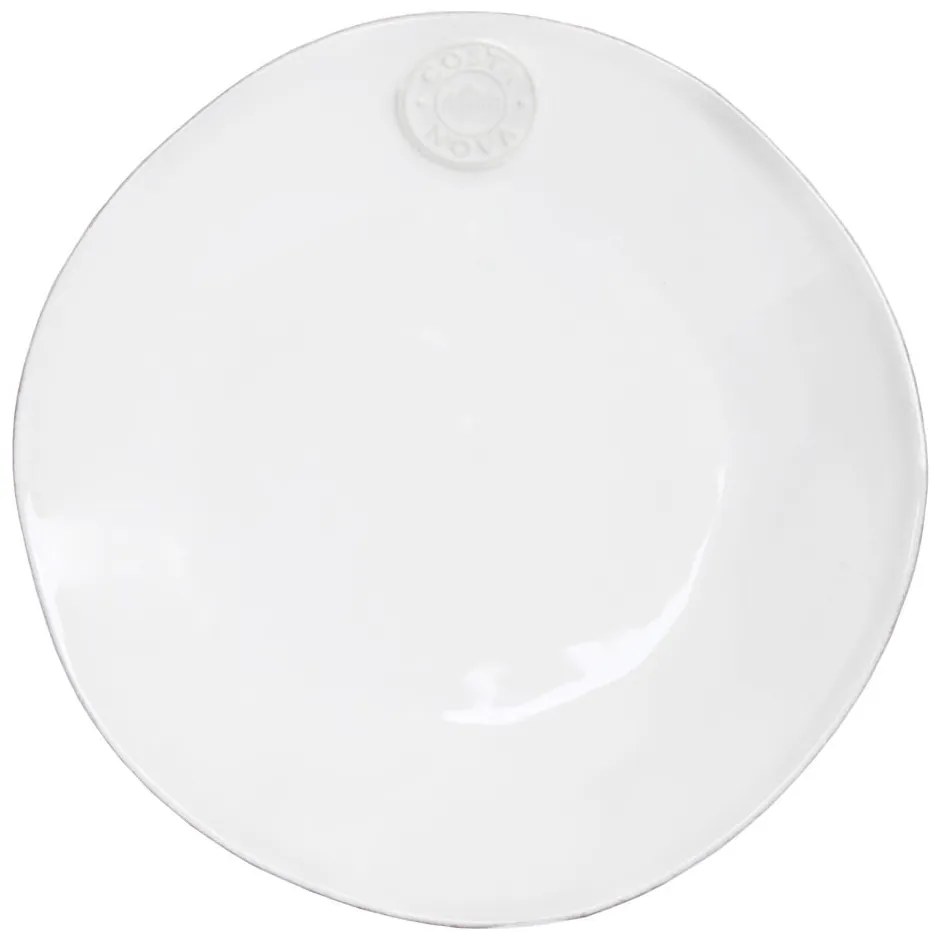 Biely keramický dezertný tanier Costa Nova, ⌀ 21 cm
