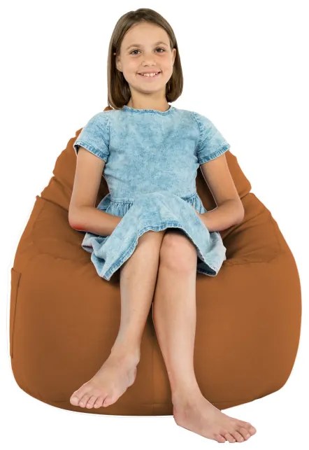 Kreslo Porto ekokoža svetlohnedé