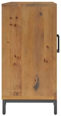 vidaXL Komoda hnedá 75x35x70 cm masívna recyklovaná borovica-