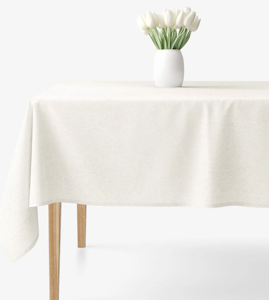 Goldea hranatý obrus malaga - prírodný 120 x 180 cm