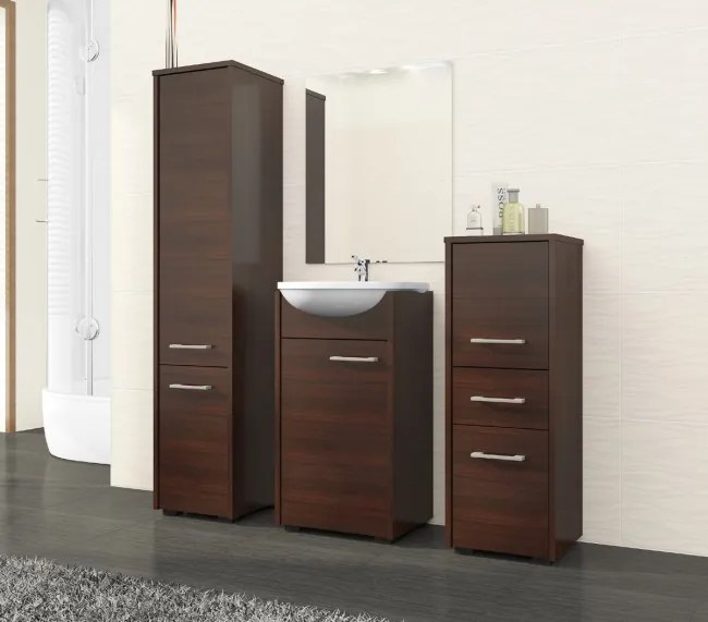 Kúpeľňová skrinka FIN 30 2D 140 cm wenge