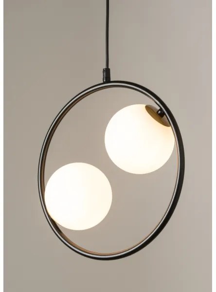 Luster na lanku AQUA 2xG9/12W/230V čierna